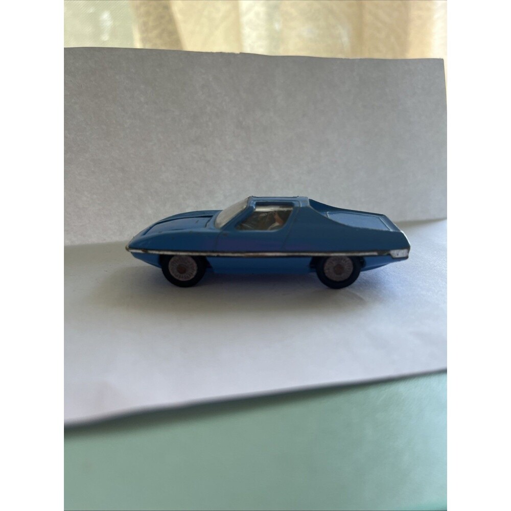 Vintage 1960s Husky The Man From Uncle Diecast Car With Occupants Blue